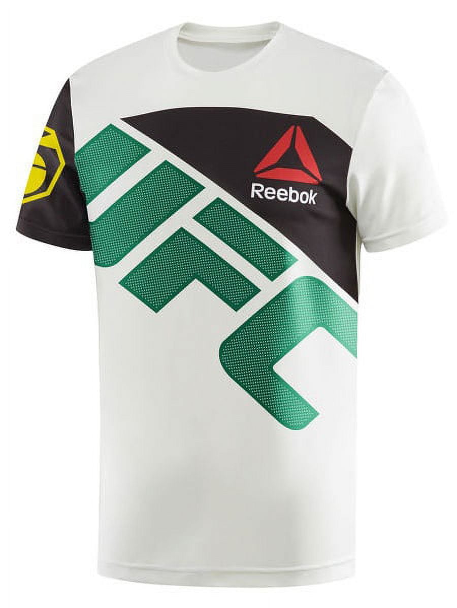  UFC jersey新品 L Reebok UFC Jersey Jose Aldo Men's Athletic T-Shirt White