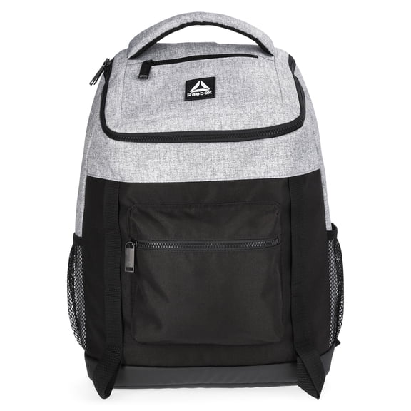 Reebok Unisex Mens or Womens Bobbie Top Loader Laptop Backpack, Grey