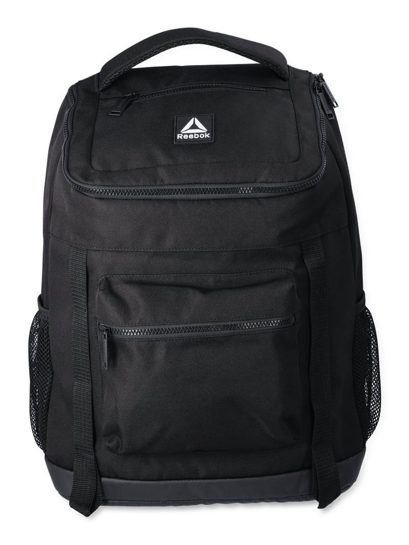 Reebok Unisex Adult Bobbie Top Loader Laptop Backpack, Black