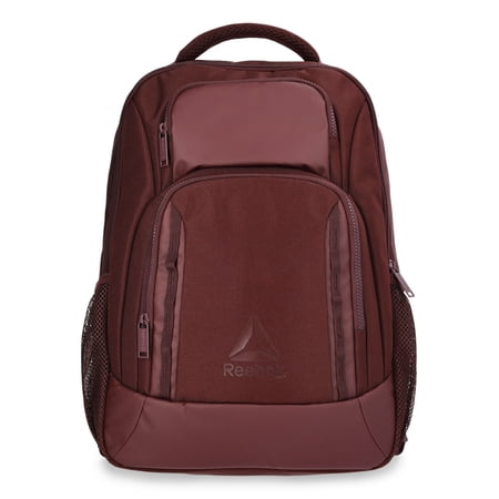 Reebok Unisex Men’s or Women’s Lance 18" Laptop Backpack, Black Cherry