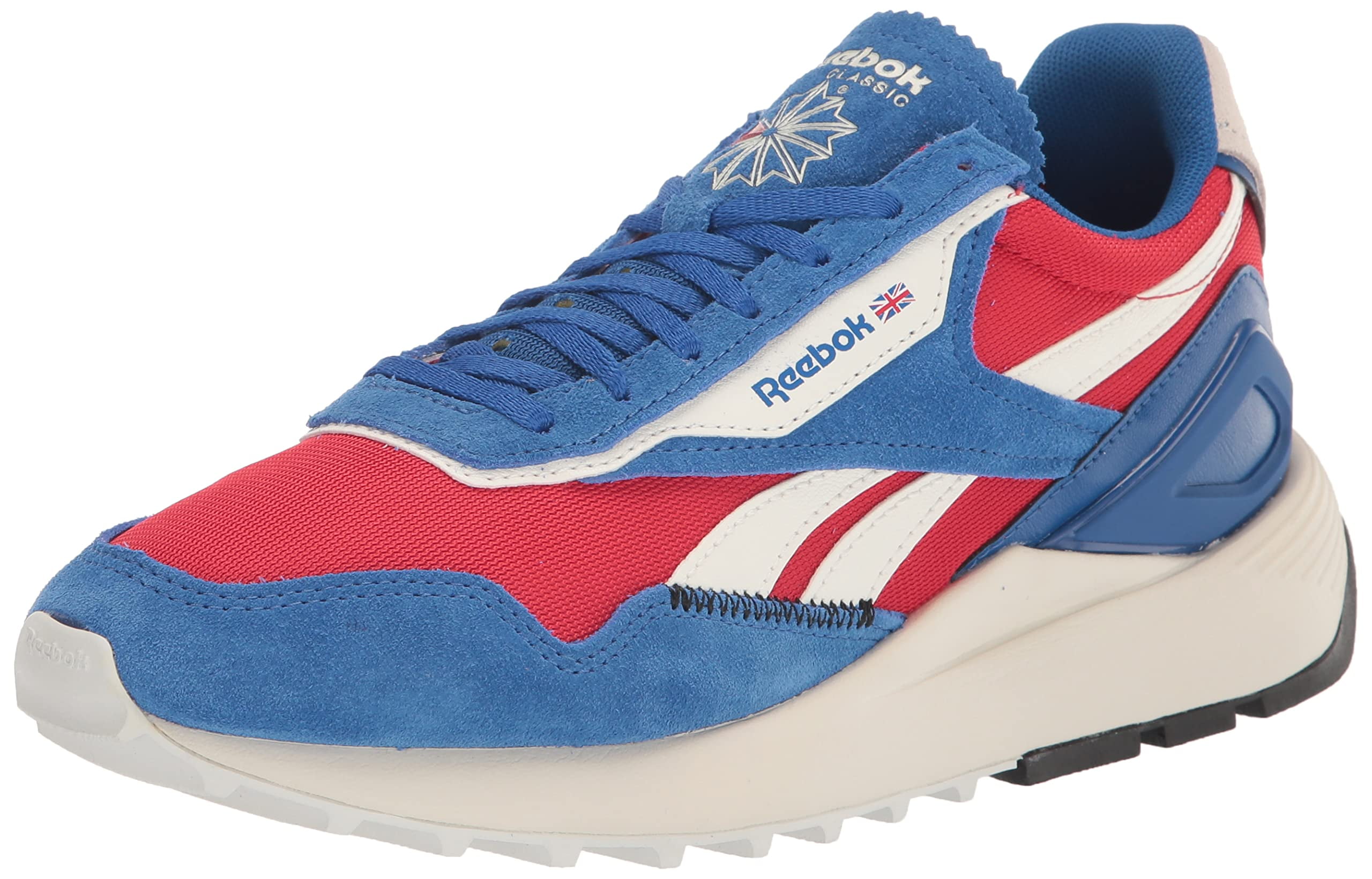 Reebok Unisex Classic Leather Legacy AZ Sneaker Vector Blue Vector Red Chalk 4.5 US men Walmart Business Supplies