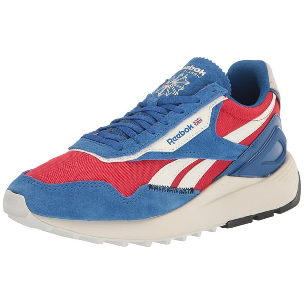 Reebok classic blue and red sale