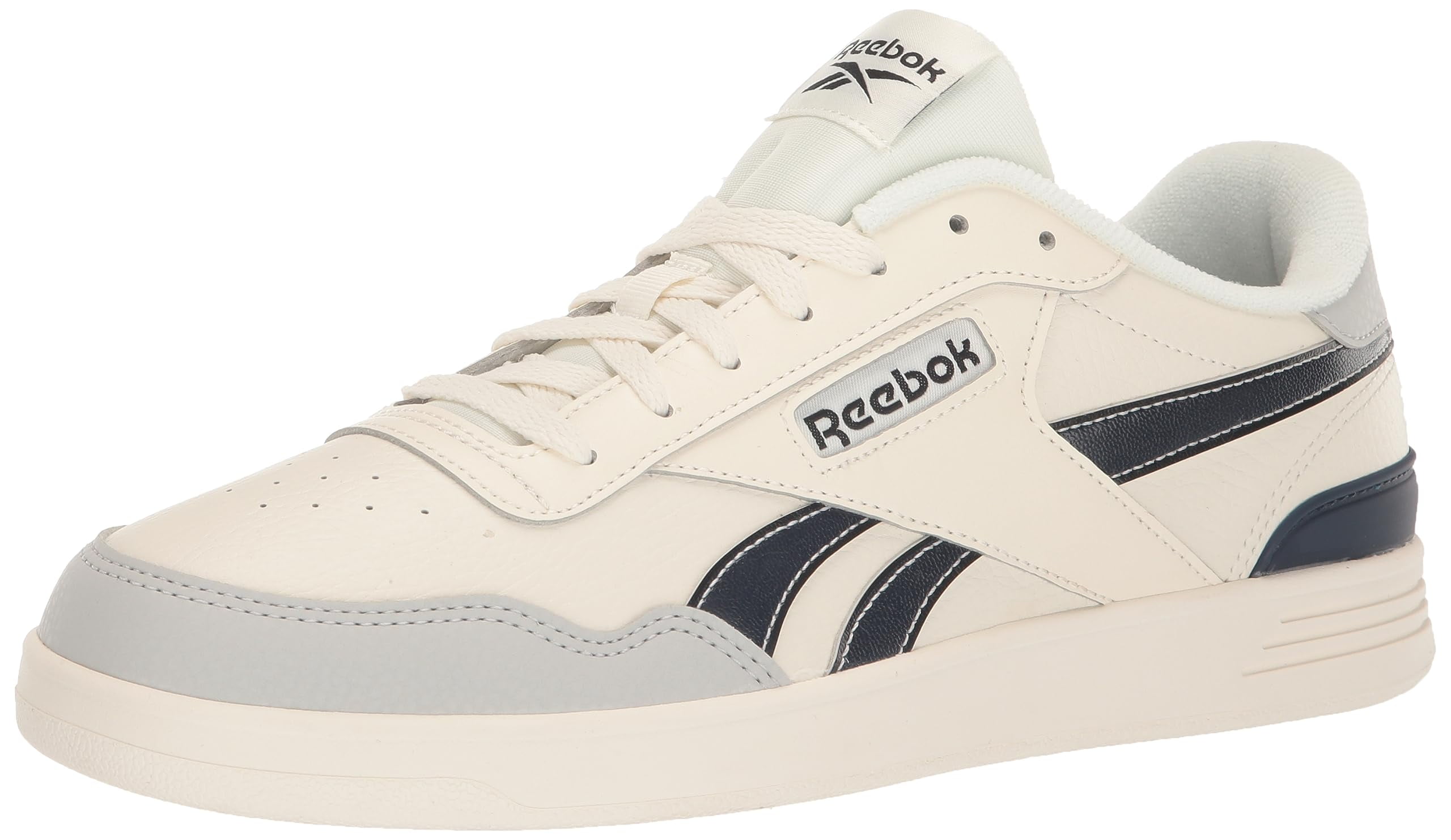 Reebok Unisex Court Advance Clip s Sneaker, Chalk/Pure Grey/Vector Navy, 10 US Men
