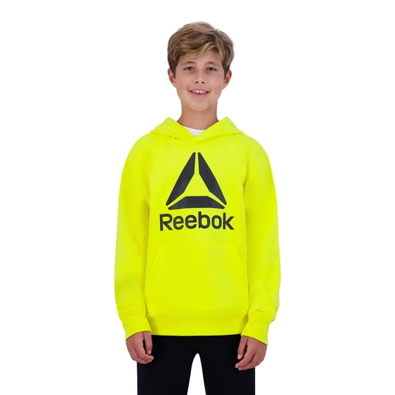 Reebok Unisex Kids’ Delta Fleece Hoodie, Sizes 4-18
