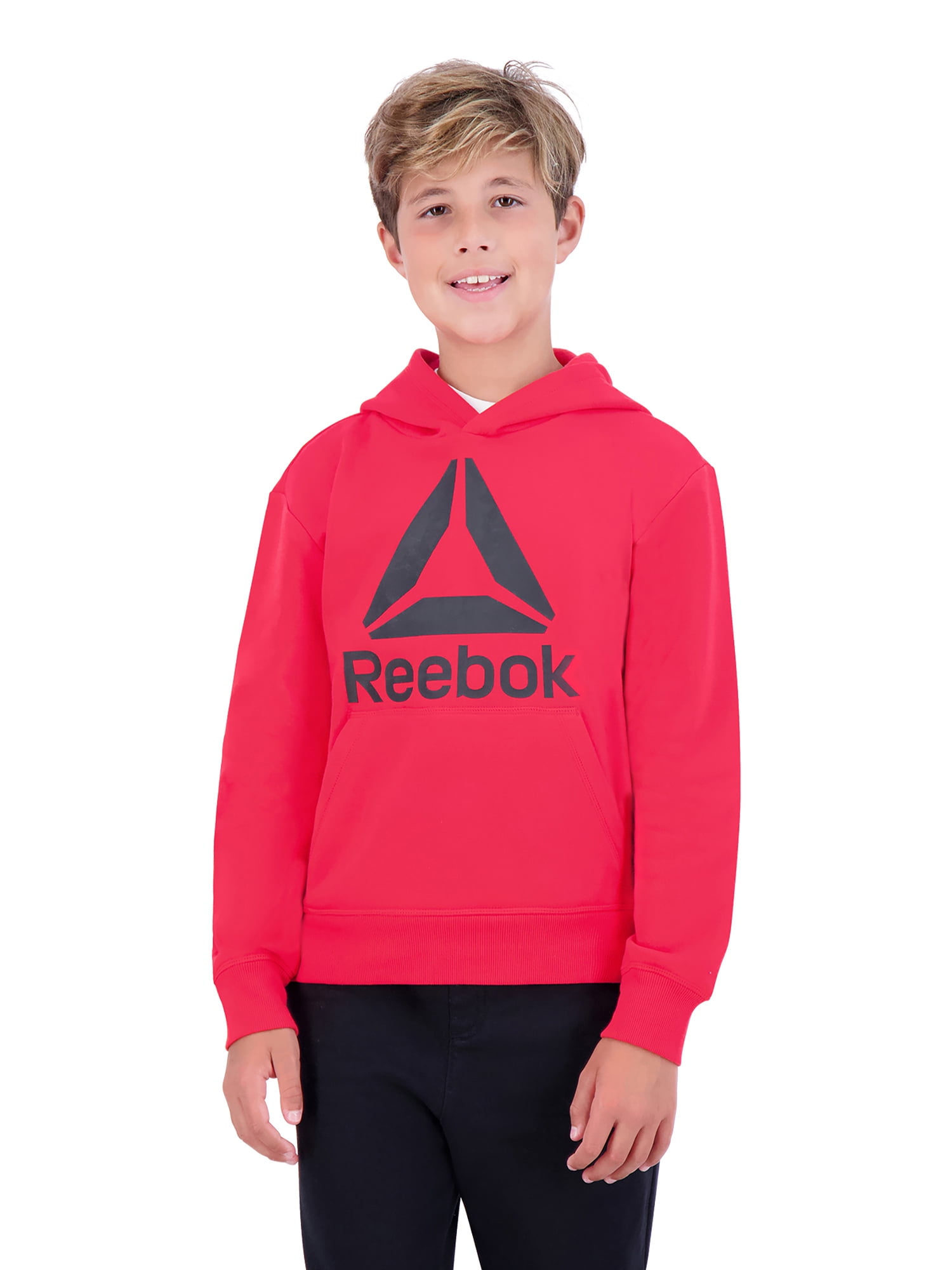 Reebok Unisex Kids’ Delta Fleece Hoodie, Sizes 4-18 - Walmart.com