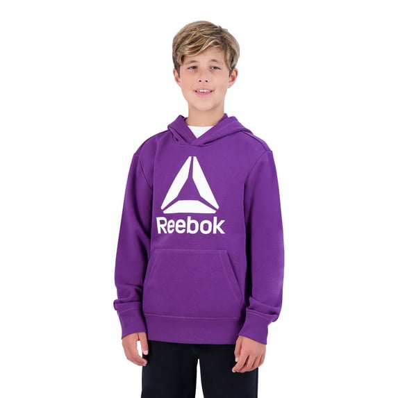 Reebok Unisex Kids’ Delta Fleece Hoodie, Sizes 4-18