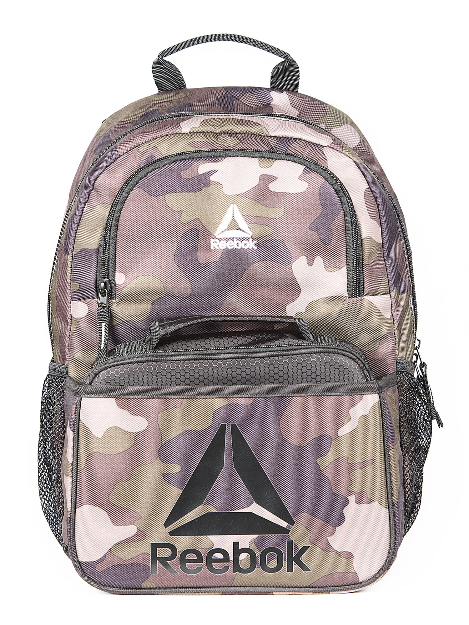 forum Kreek Klap Reebok Unisex Riley Backpack with Lunch Box - Army Camo - Walmart.com