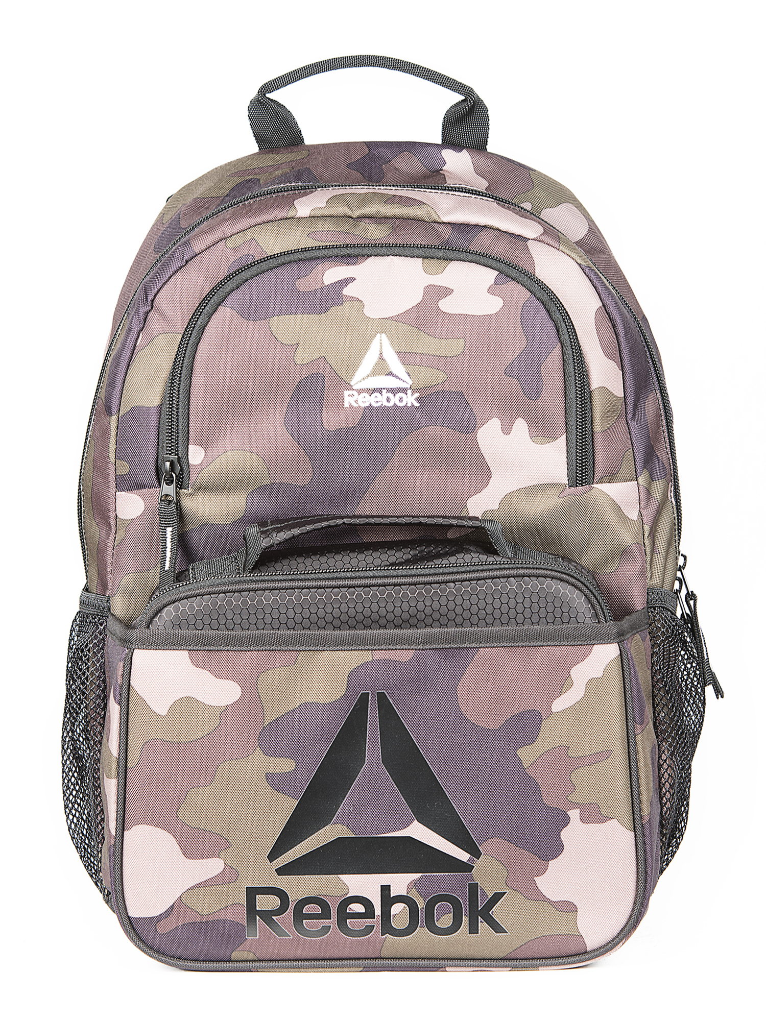 Reebok Unisex Riley Backpack with Lunch Box - Army Camo - image 1 of 4
