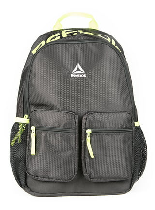 Reebok S23041 Black Backpack, Men's, polyester, Side Pockets