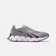 thumbnail image 1 of Reebok Unisex Zig Dynamica 4 Sneaker, Pure Grey/Maroon/Chalk, 10 US Men, 1 of 11