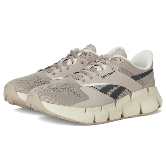 Reebok Unisex Zig Dynamica 5 Sneaker, Ash/Alabaster/Grey 6, 9.5 US Men