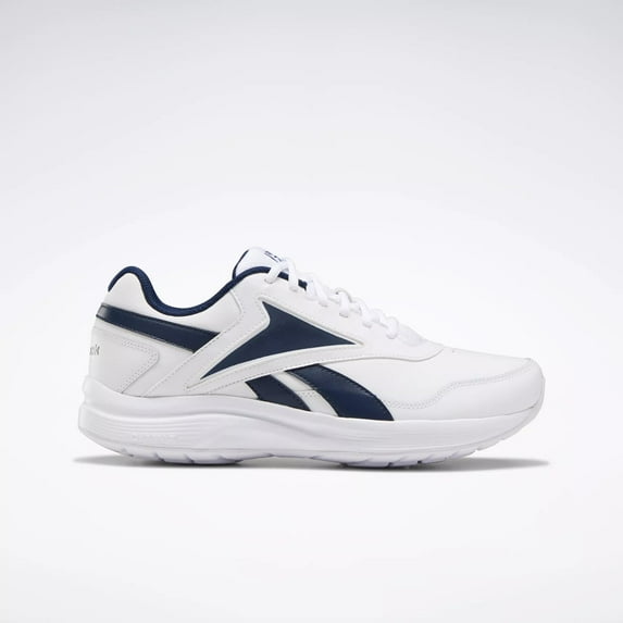 Reebok Walk Ultra 7 DMX Max Men's Walking Shoes Color: White Navy Royal Size: 10