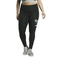 thumbnail image 1 of Reebok Women Regular fit Athletic Training Leggings 1X Black Solid, 1 of 1