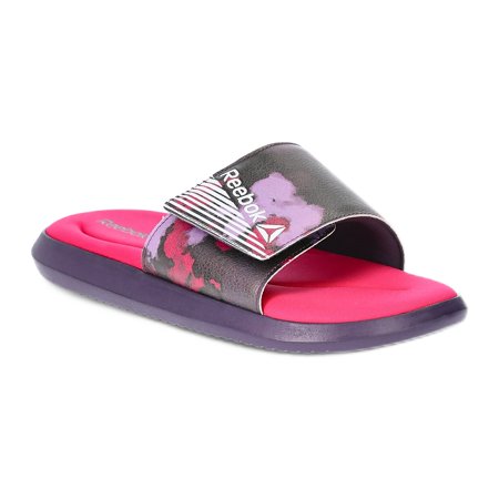 Reebok Women's Adjustable Memory Foam Slides, Sizes 6-11
