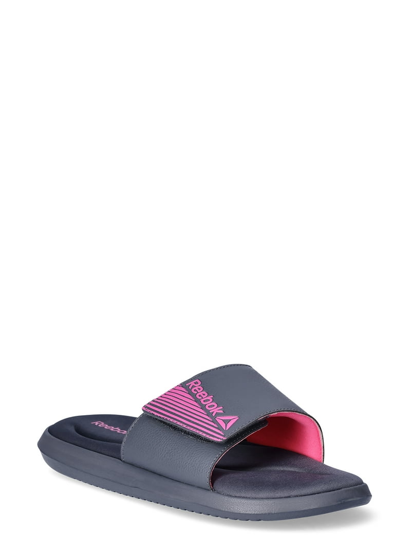 Reebok Women's Adjustable Memory Foam Slides
