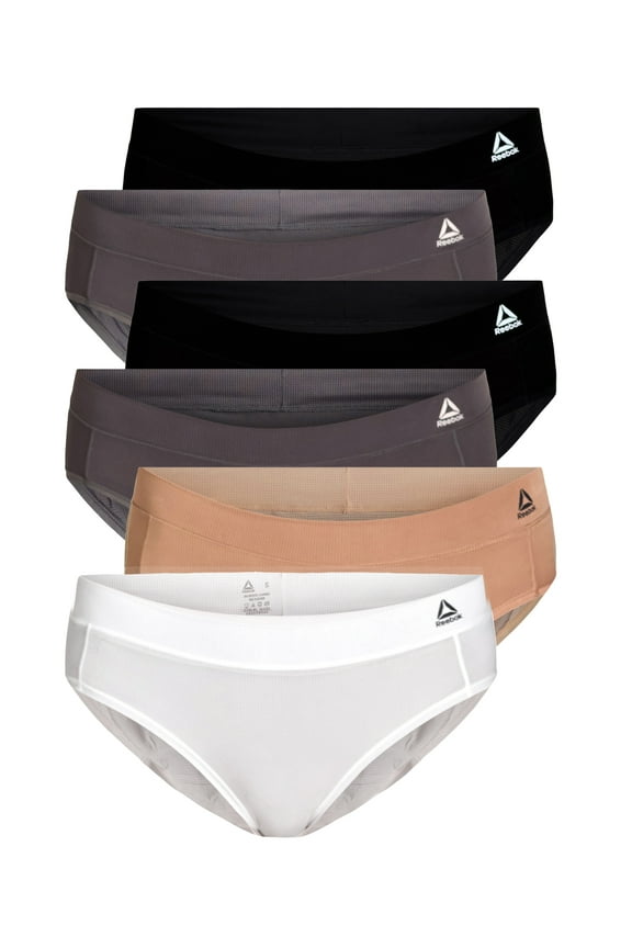 Women's Underwear Air Tech Performance Hipster Panties, 6-pack, Sizes XS-3XL
