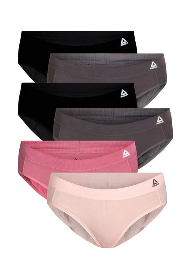 Women's Underwear Air Tech Performance Hipster Panties, 6-pack, Sizes XS-3XL