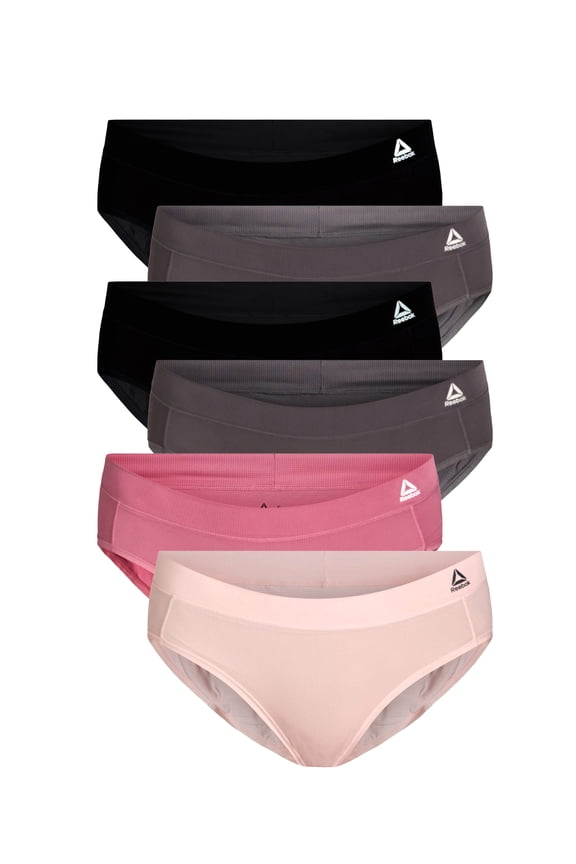 Women's Underwear Air Tech Performance Hipster Panties, 6-pack, Sizes XS-3XL