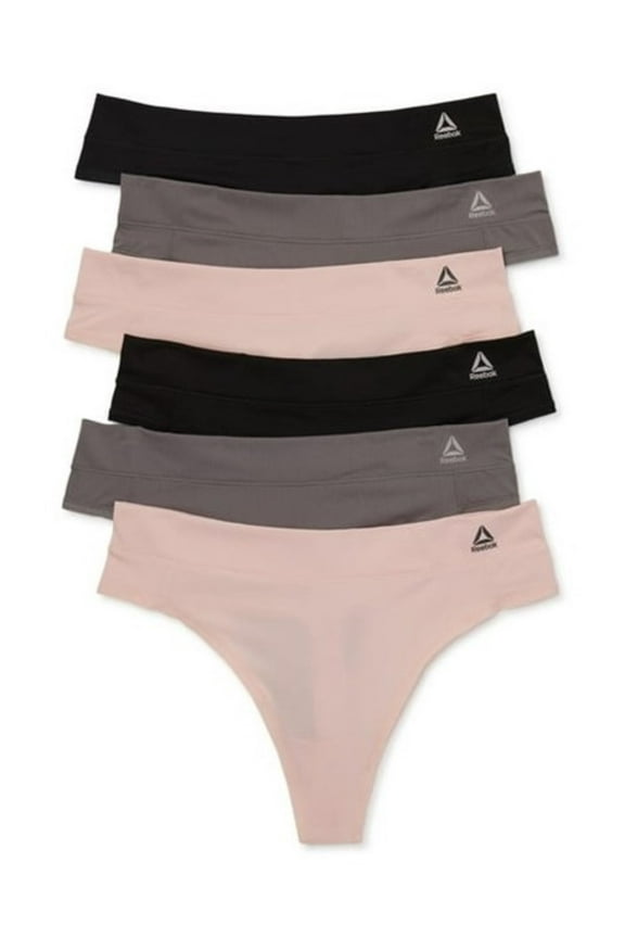 Women's Underwear Airtech Performance Thong Panties, 6-pack, Sizes XS-3XL