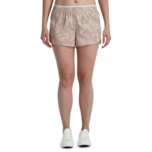 Reebok Women's All Around Short with Inner Brief and Side Zippered Pockets