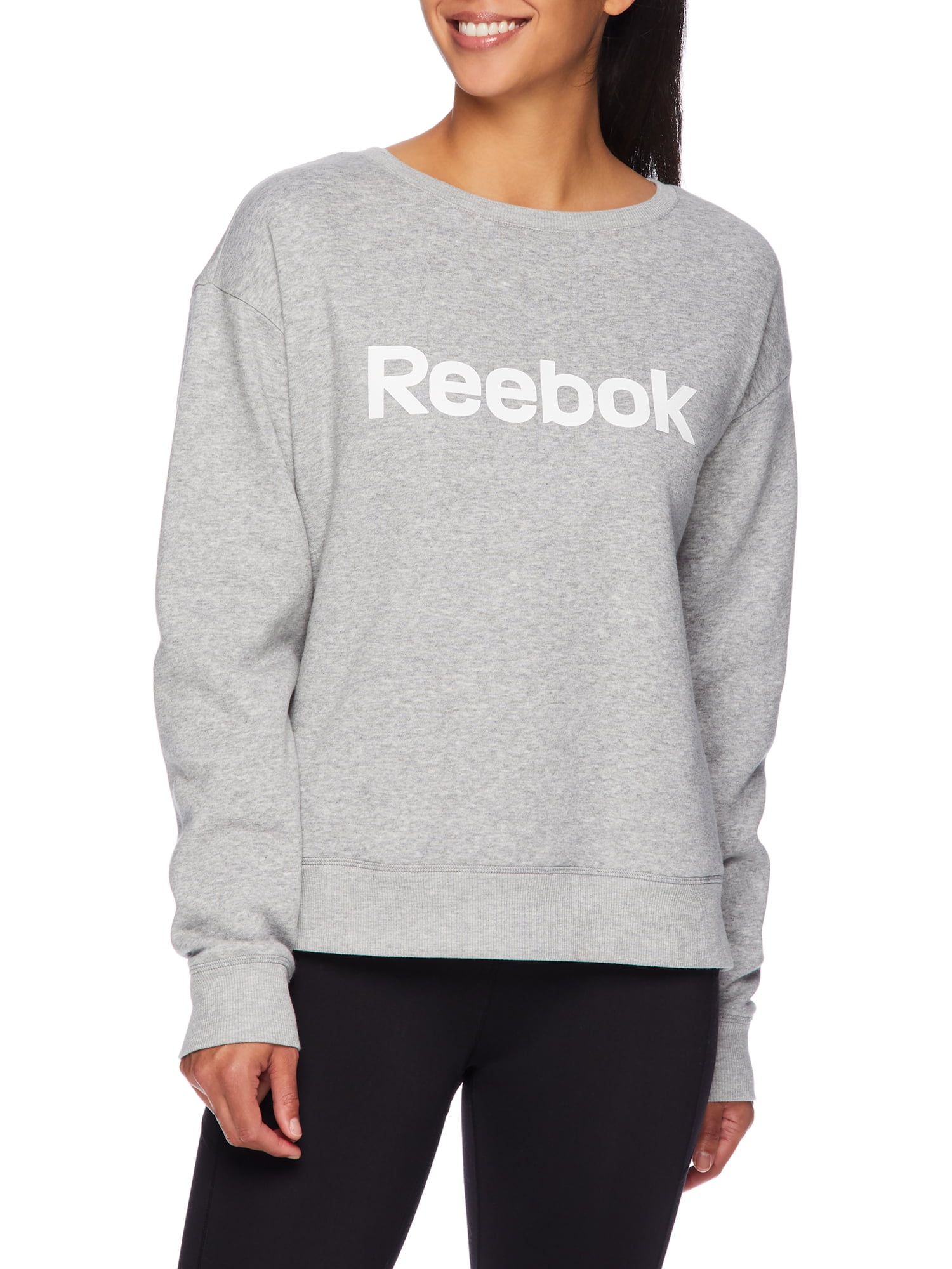 Reebok Women's Athleisure Fleece Crew - Walmart.com