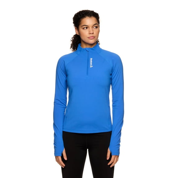 Reebok Women’s Athletic Performance ½ Zip Pullover with Pockets, Sizes XS-XXXL