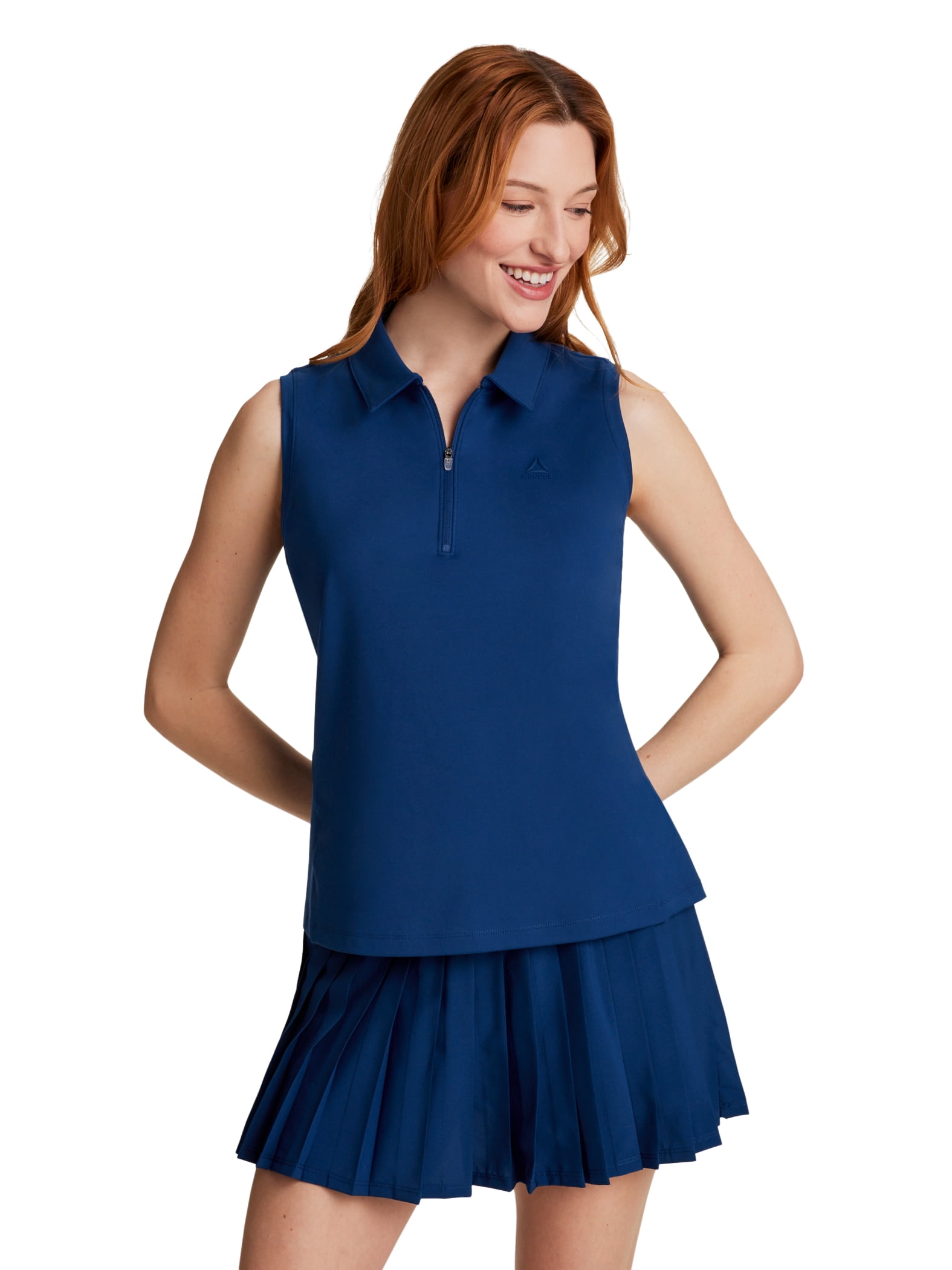 Reebok Women's Baseline Sleeveless Polo, Sizes XS-XXXL