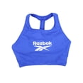 thumbnail image 1 of Reebok Women's Bikini Top High-Neck Logo T-Back Blue New, 1 of 2