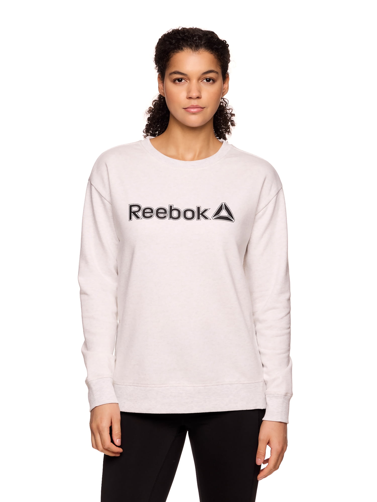 Reebok Women’s Branded Graphic Crewneck with Side Zipper, Sizes XS-XXXL ...