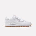 thumbnail image 1 of Womens Reebok CLASSIC LEATHER Shoe Size: 7 Ftwwht - Pugry3 - Rbkg03 Fashion Sneakers, 1 of 8