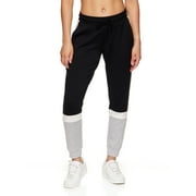 Reebok Women's Color Block Fleece Jogger with Pockets