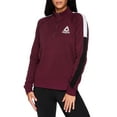 thumbnail image 1 of Reebok Women's Color Block Fleece Turtleneck Sweathshirt, Half Zip, 1 of 4