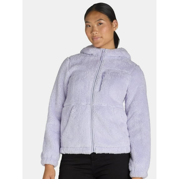 Reebok Women's Cozy Fleece Hooded Zip Jacket, Sizes S-XL