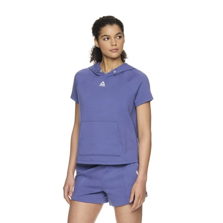 Reebok Women's Cropped Short Sleeve Hoodie, Sizes XS-XXXL