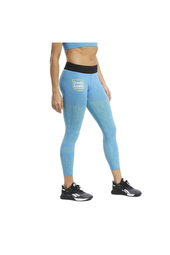 Women's Crossfit Myoknit Games Tight, Horizon Blue \ Black,L - US