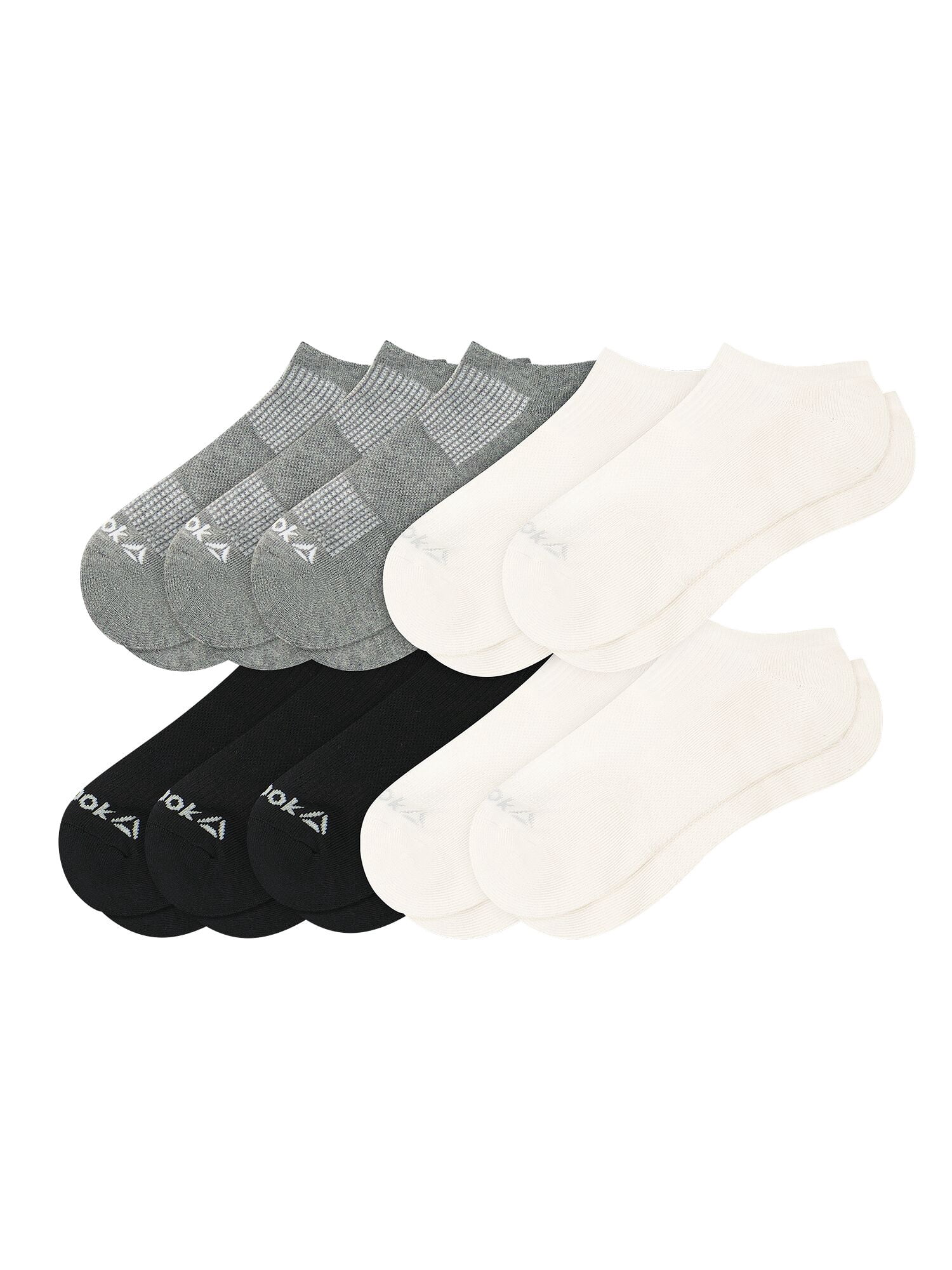 Reebok Women’s Cushion No Show Socks, 10 Pack, Size 4-10