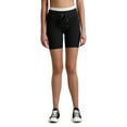 thumbnail image 1 of Reebok Women's Dynamic 7" Inseam Highrise Bike Short with Branded Drawcord, 1 of 4