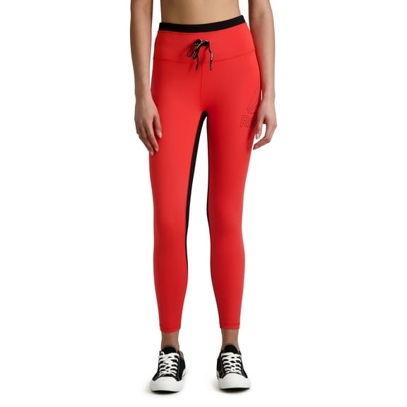 Reebok Women's Dynamic Highrise 7/8th Legging with Branded Drawcord