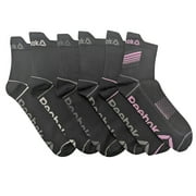 Reebok Women's Dynamic Lightweight High Ankle Socks, Stocking Stuffers, 6-Pack