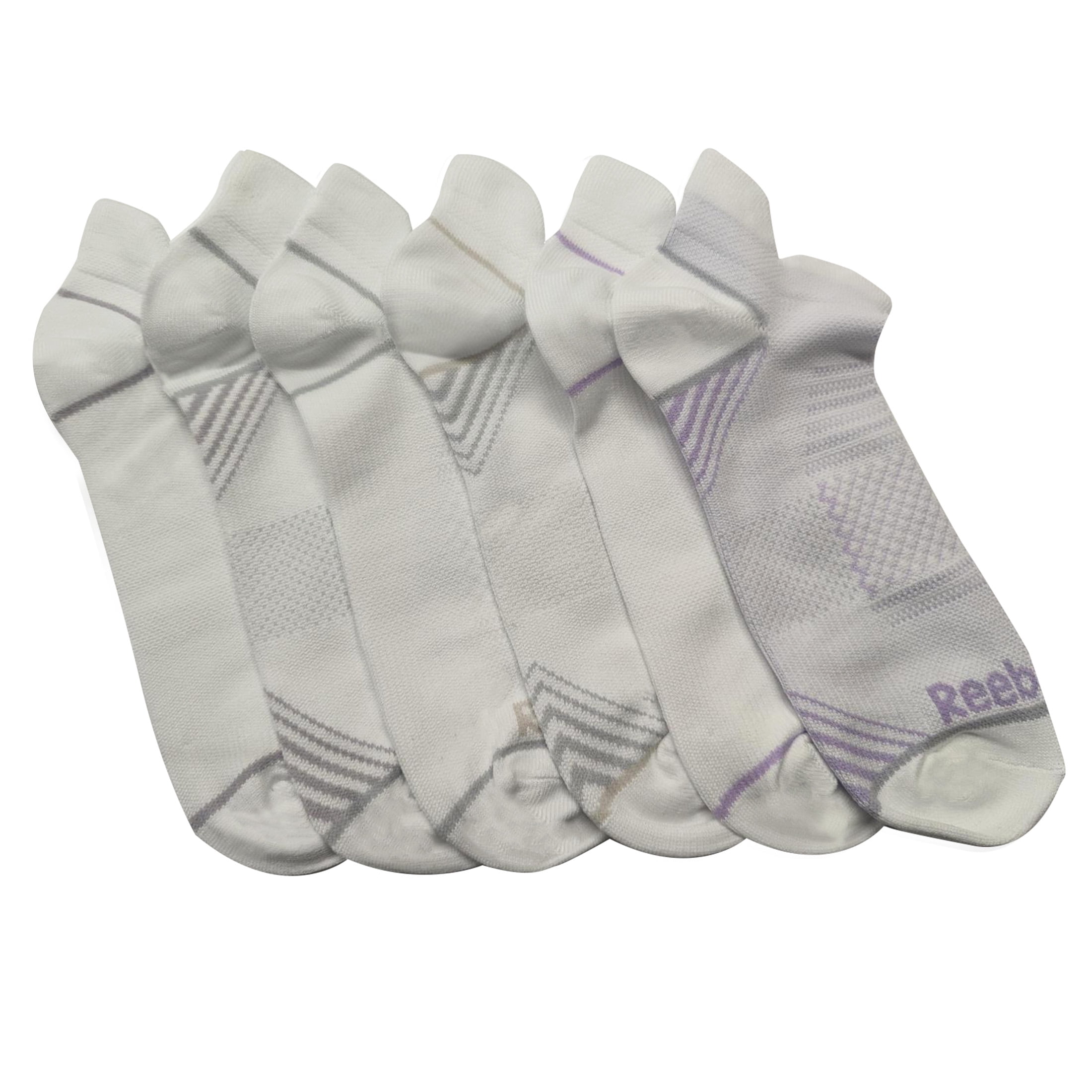 Reebok Women's Dynamic Lightweight Low Cut Socks, 6-Pack