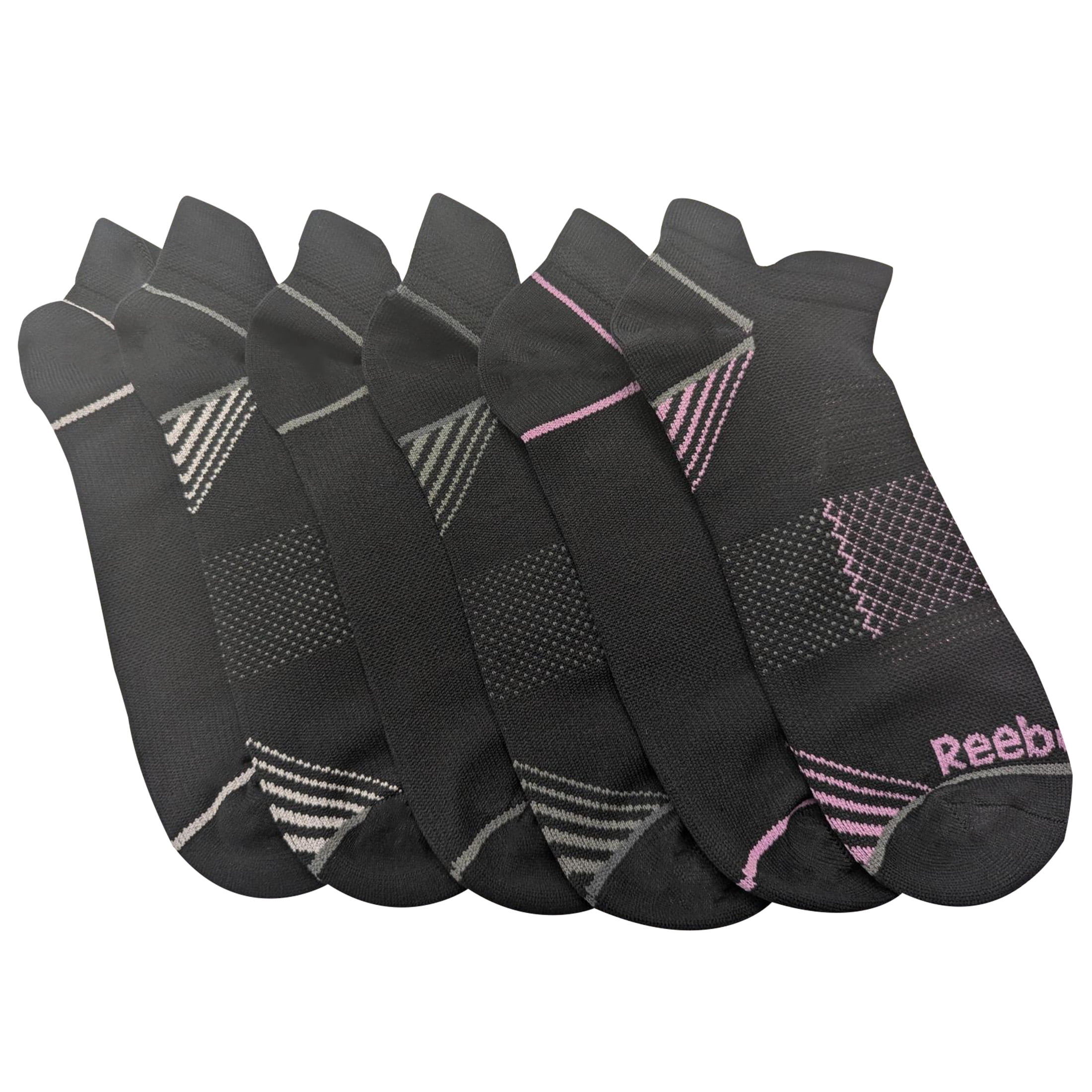 Reebok Women's Dynamic Lightweight Low Cut Socks, 6-Pack