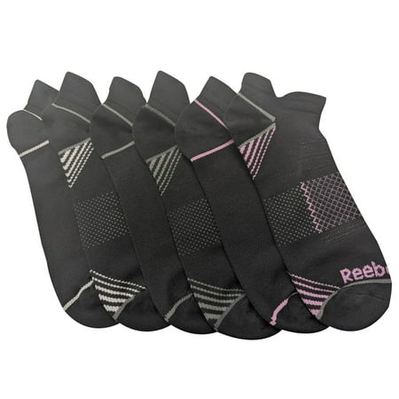Reebok Women's Dynamic Lightweight Low Cut Socks, 6-Pack