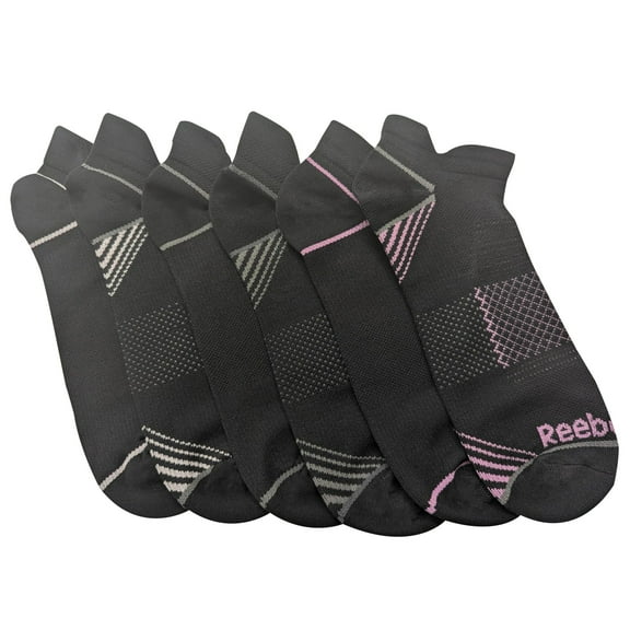 Reebok Women's Dynamic Lightweight Low Cut Socks, 6-Pack