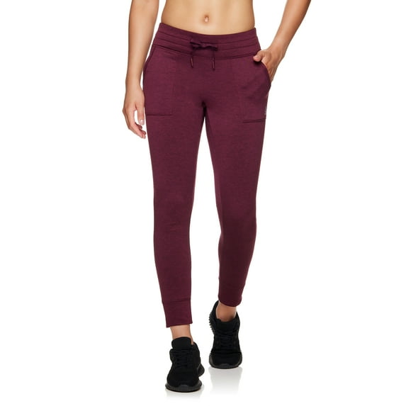 Reebok Women's Elite Duo Drawstring Legging With Cuff And 27.5" Inseam