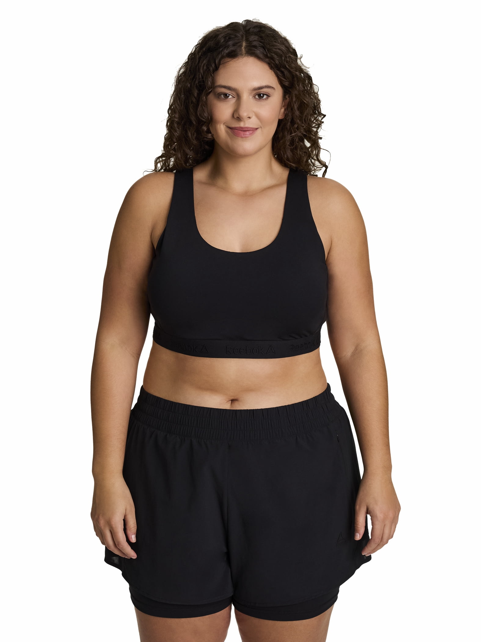 Reebok Women's Endurance Bra with Medium Impact and Removable Cups ,Sizes XS-4X