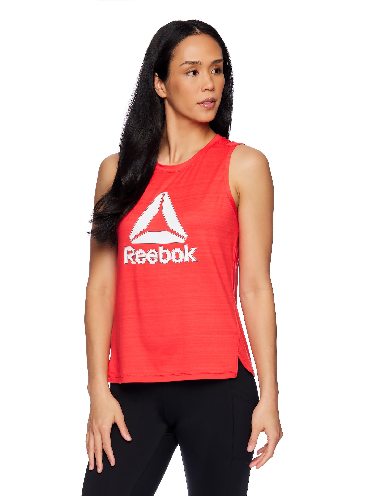 Reebok Women's Essence Graphic Tank With Mesh Panel