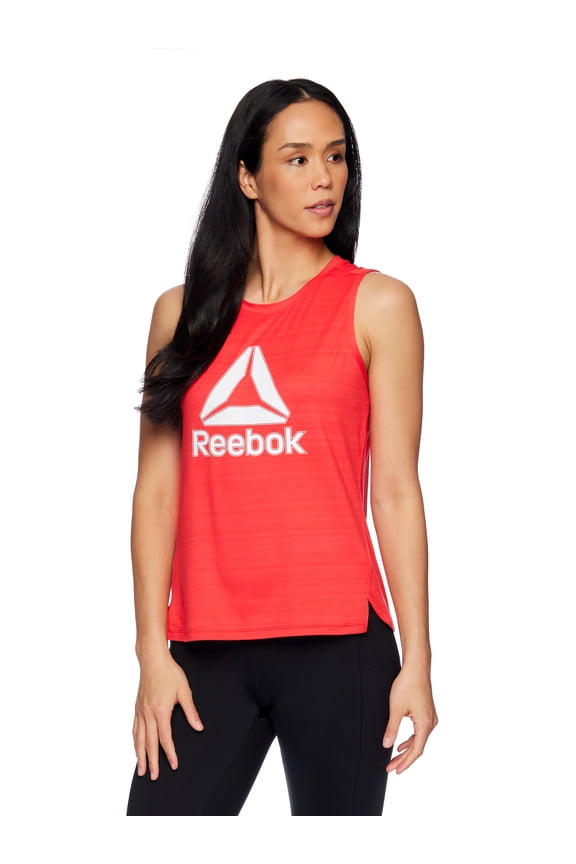 Women's Essence Graphic Tank With Mesh Panel