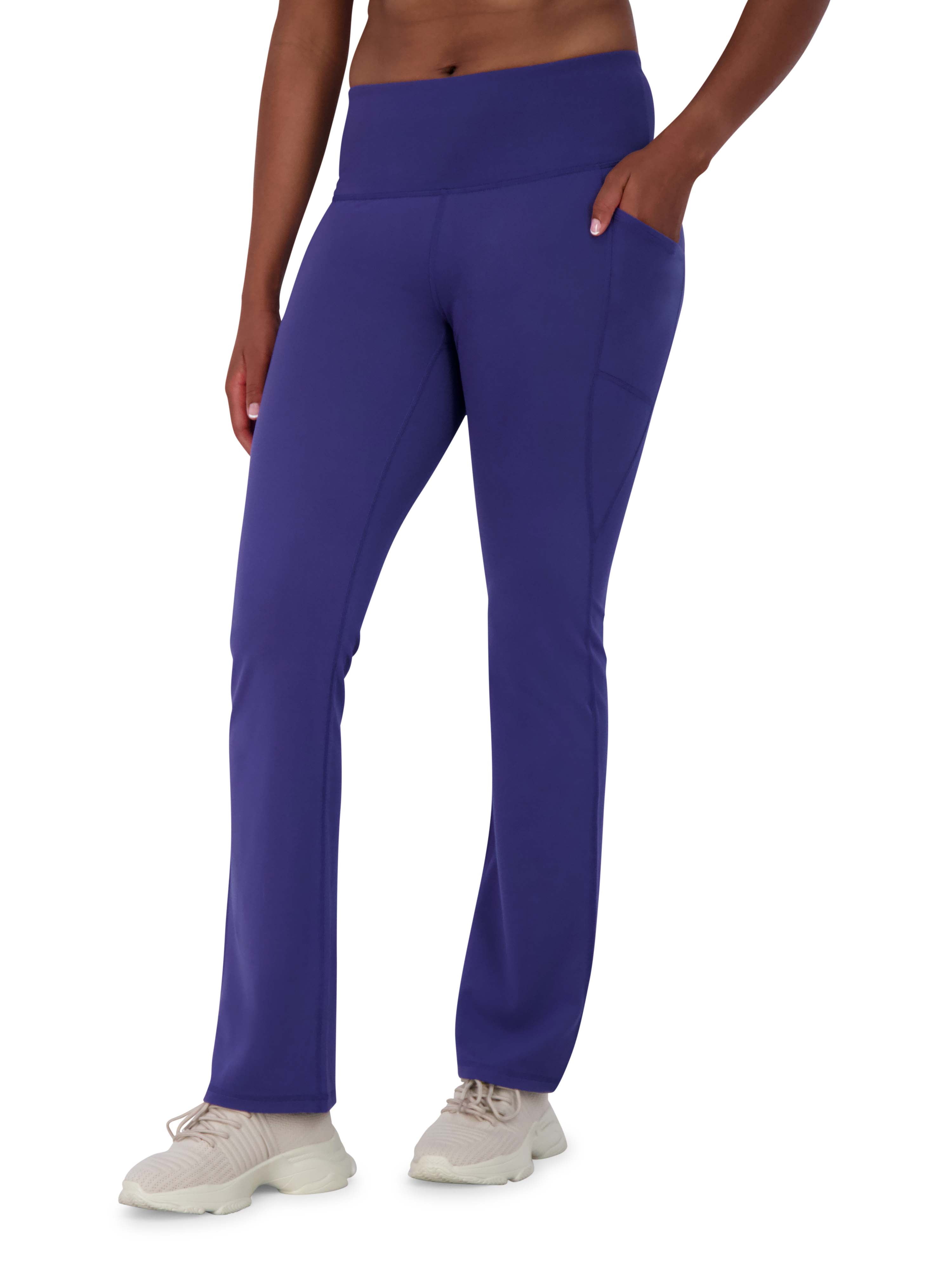 Reebok Women's Everyday High Waist Flair Bottom Yoga Pants with Pockets and  31 Inseam 