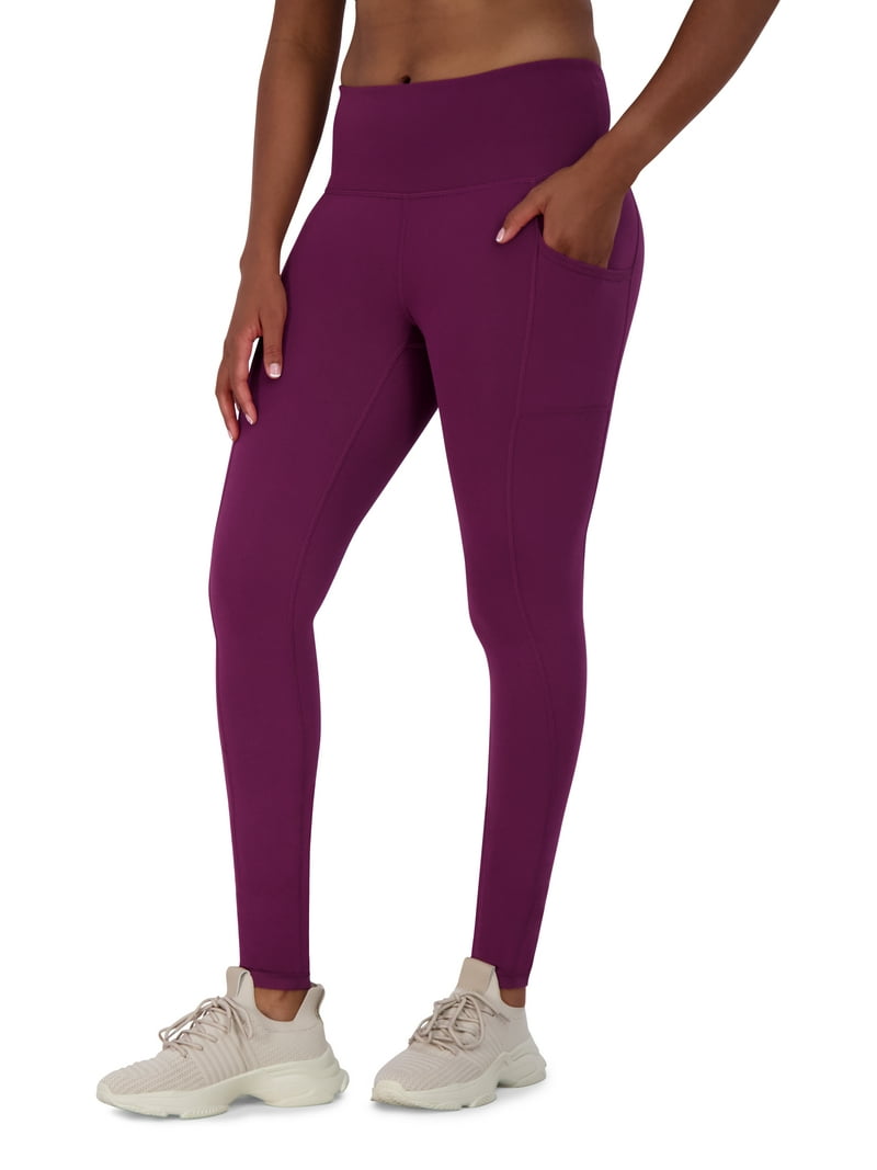Reebok Women's High-Waisted Active Leggings with Pockets for Yoga