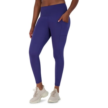 Reebok Women's Everyday Highrise 7/8 Legging with 25" Inseam and Side Pockets